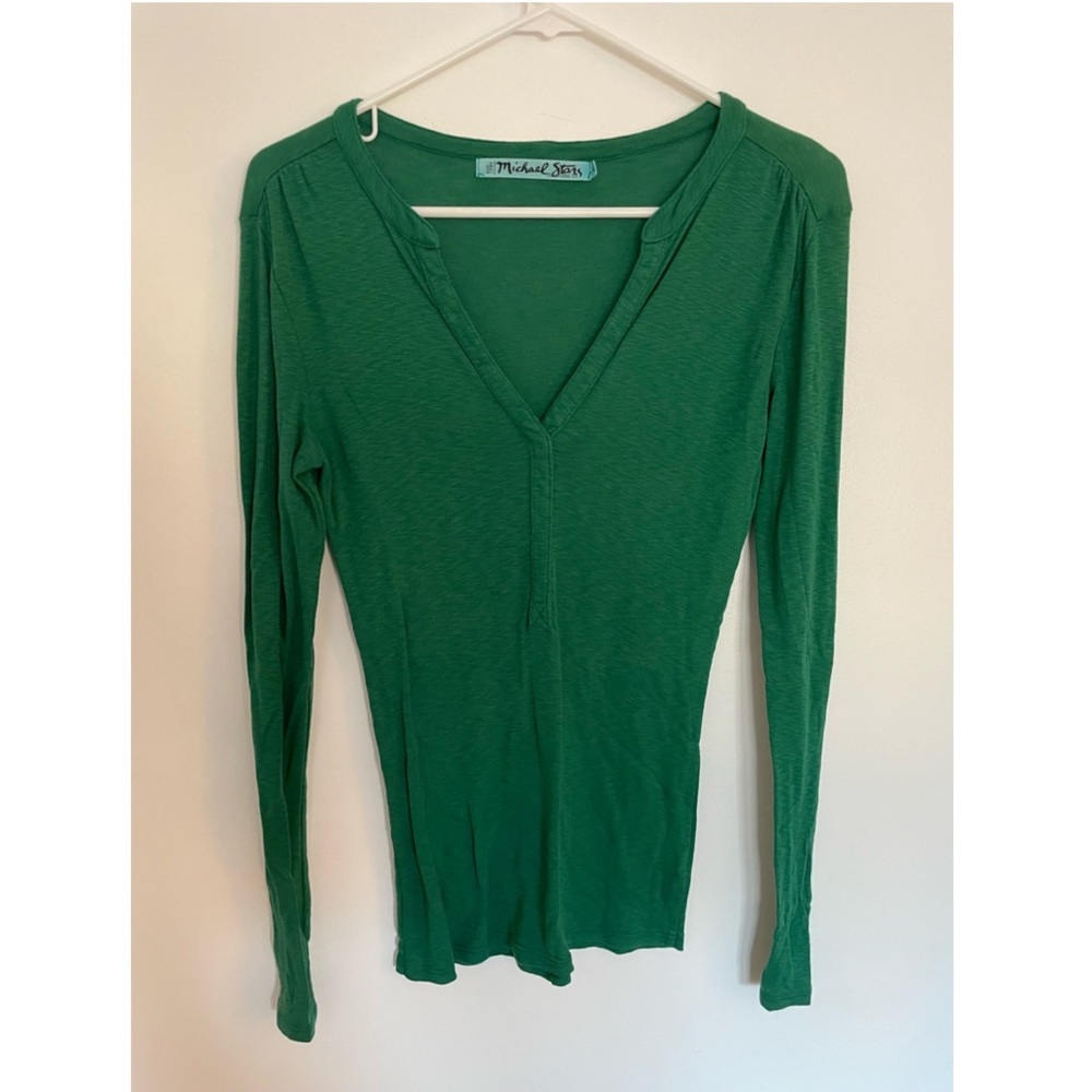 Michael Stars Emerald Fitted Top